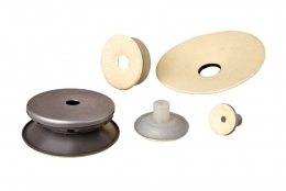 Temperature-resistant, felt-coated vacuum cups – Series SX-F