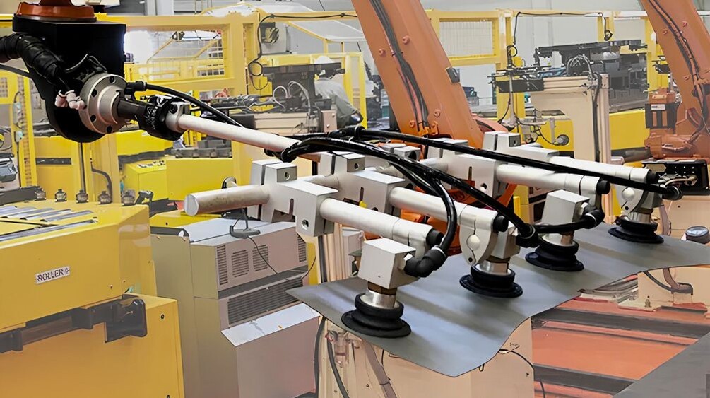 Case Study: Zautomatyzowana linia pras do formowania blach Case Study: Zautomatyzowana linia pras do formowania blach